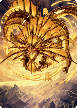 Ao, the Dawn Sky 2 Art Card [Kamigawa: Neon Dynasty Art Series] | Game Haven TX