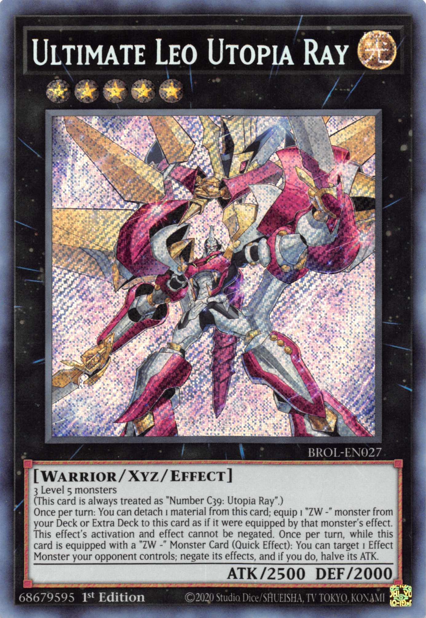 Ultimate Leo Utopia Ray [BROL-EN027] Secret Rare | Game Haven TX