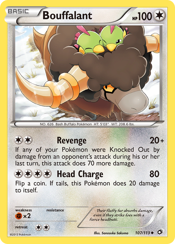 Bouffalant (107/113) [Black & White: Legendary Treasures] | Game Haven TX