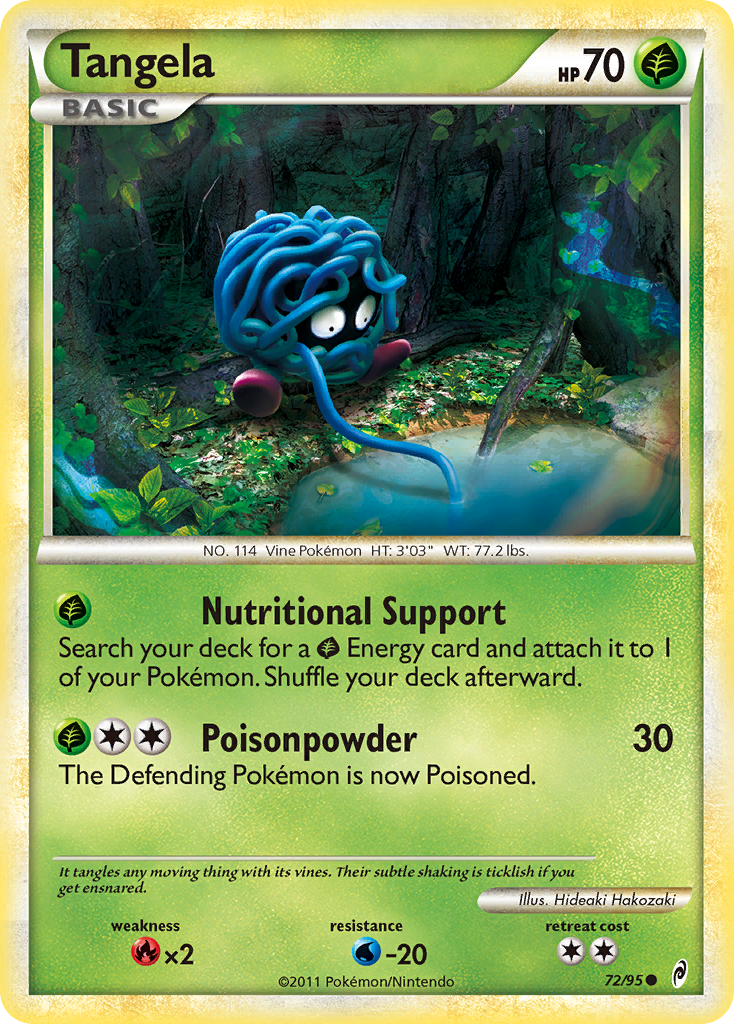Tangela (72/95) [HeartGold & SoulSilver: Call of Legends] | Game Haven TX