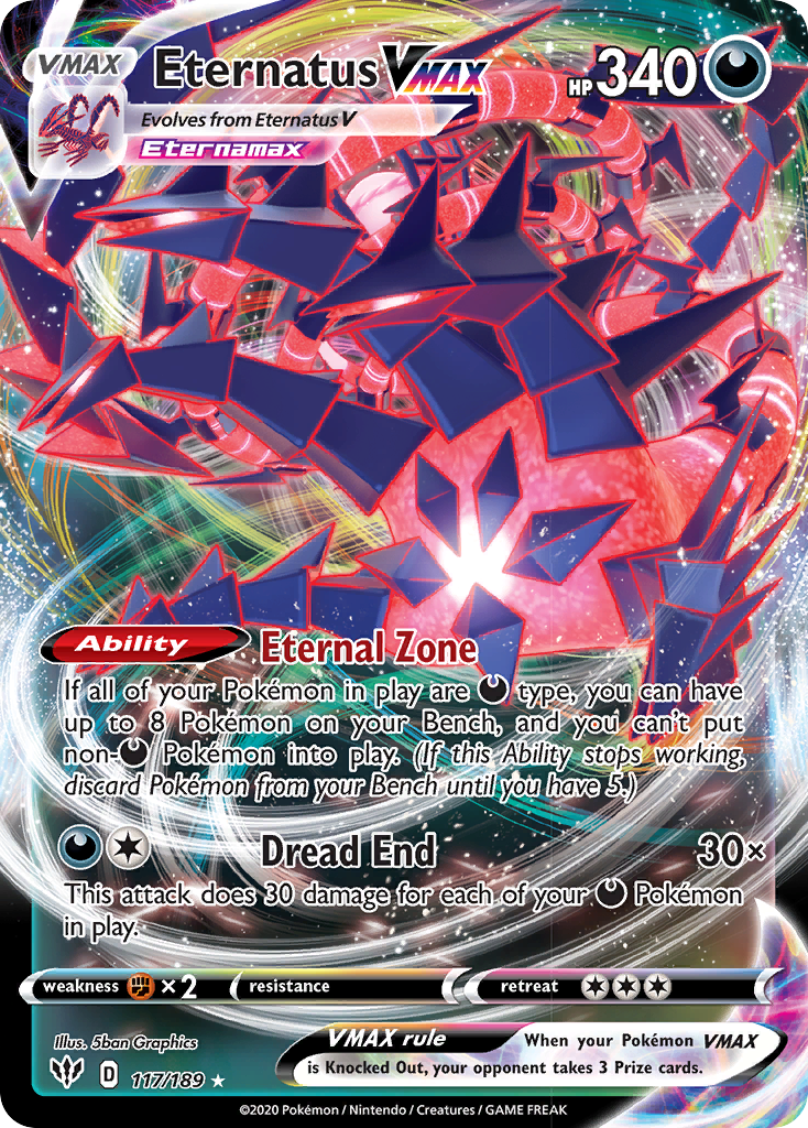 Eternatus VMAX (117/189) [Sword & Shield: Darkness Ablaze] | Game Haven TX