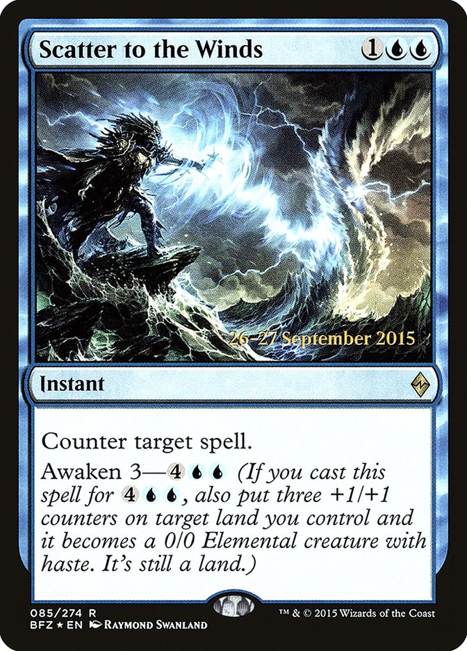 Scatter to the Winds [Battle for Zendikar Promos] | Game Haven TX