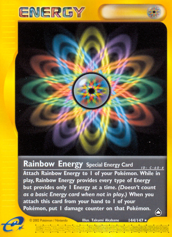 Rainbow Energy (144/147) [Aquapolis] | Game Haven TX