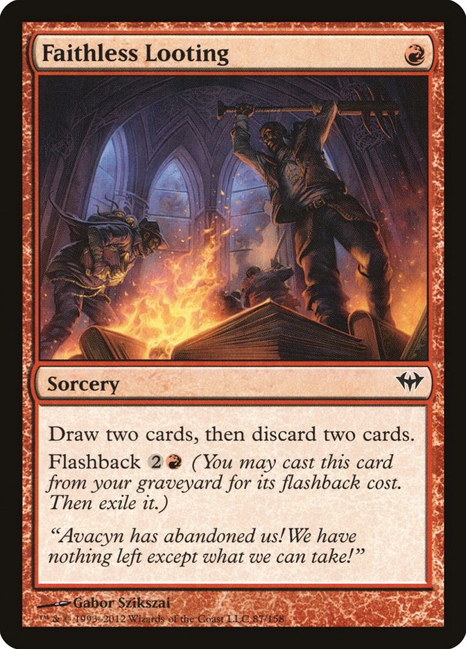 Faithless Looting [Dark Ascension] | Game Haven TX