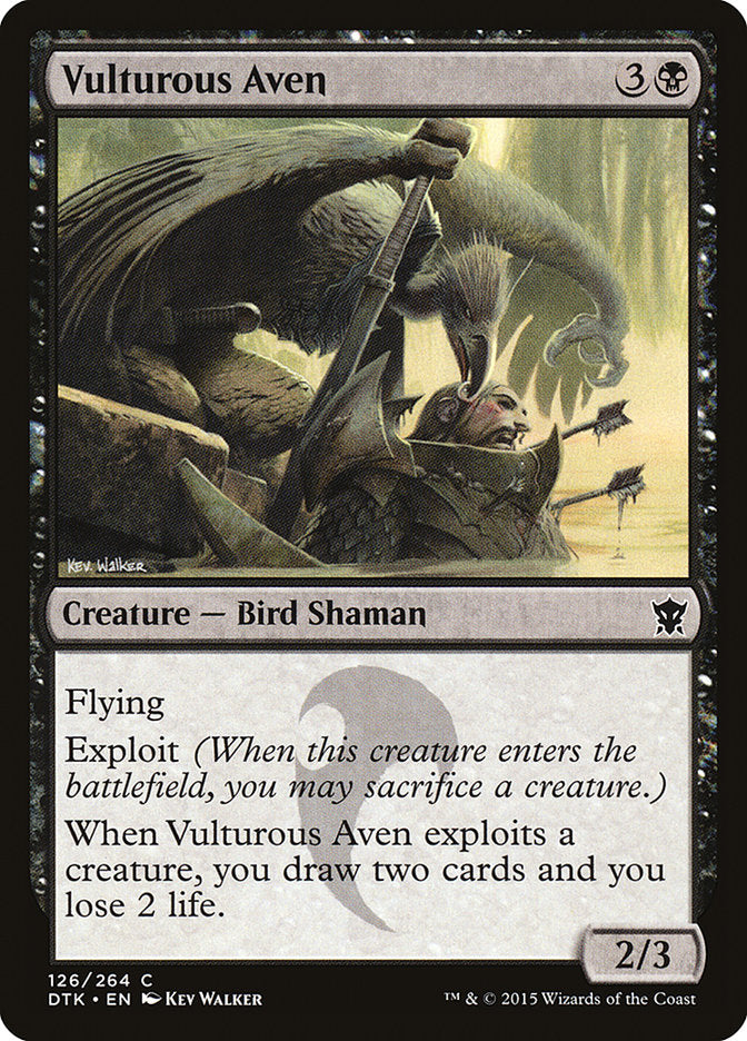 Vulturous Aven [Dragons of Tarkir] | Game Haven TX