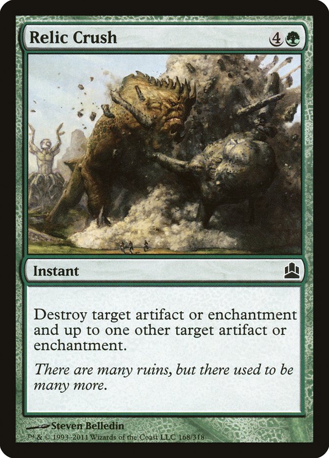 Relic Crush [Commander 2011] | Game Haven TX