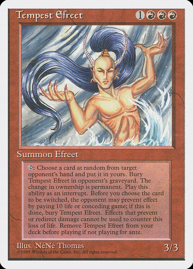 Tempest Efreet [Fourth Edition] | Game Haven TX