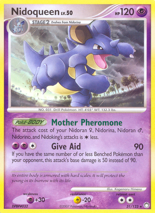 Nidoqueen (31/123) [Diamond & Pearl: Mysterious Treasures] | Game Haven TX