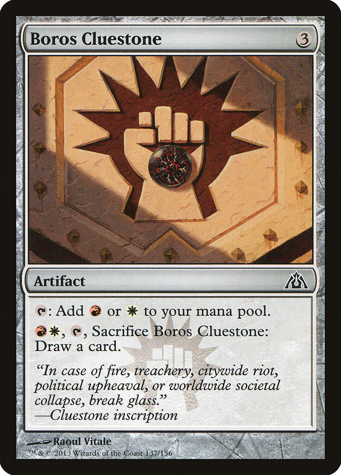 Boros Cluestone [Dragon's Maze] | Game Haven TX
