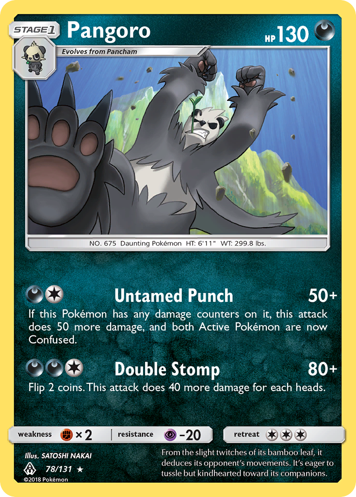 Pangoro (78/131) [Sun & Moon: Forbidden Light] | Game Haven TX