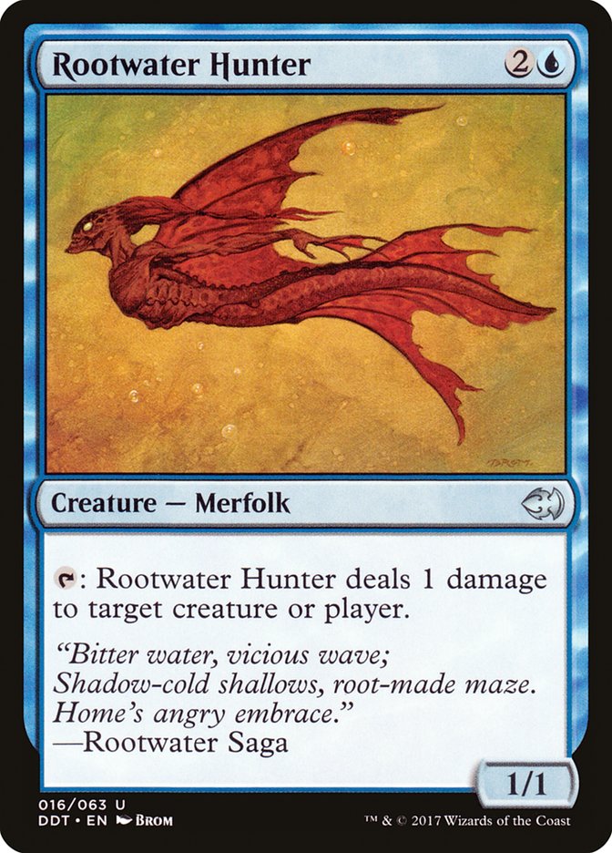 Rootwater Hunter [Duel Decks: Merfolk vs. Goblins] | Game Haven TX