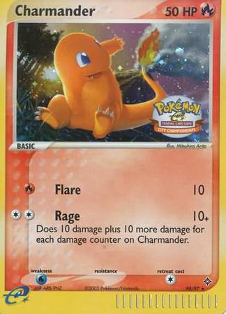 Charmander (98/97) (City Championship Promo) [EX: Dragon] | Game Haven TX