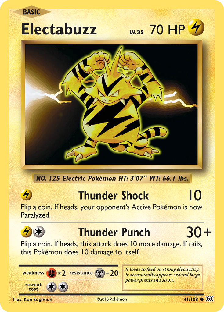 Electabuzz (41/108) [XY: Evolutions] | Game Haven TX
