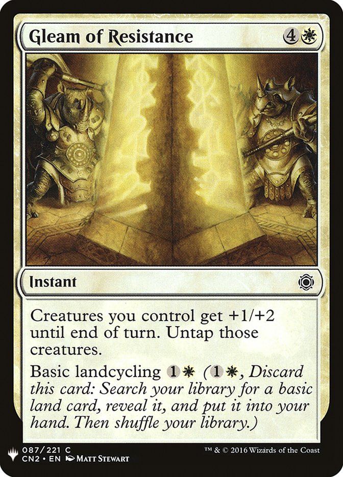 Gleam of Resistance [Mystery Booster] | Game Haven TX