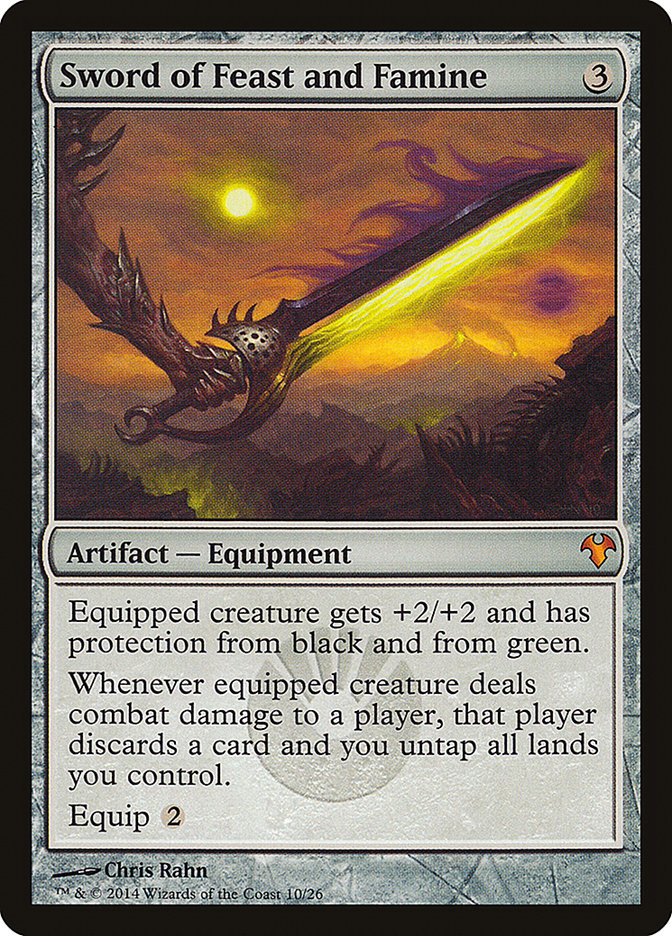Sword of Feast and Famine [Modern Event Deck 2014] | Game Haven TX