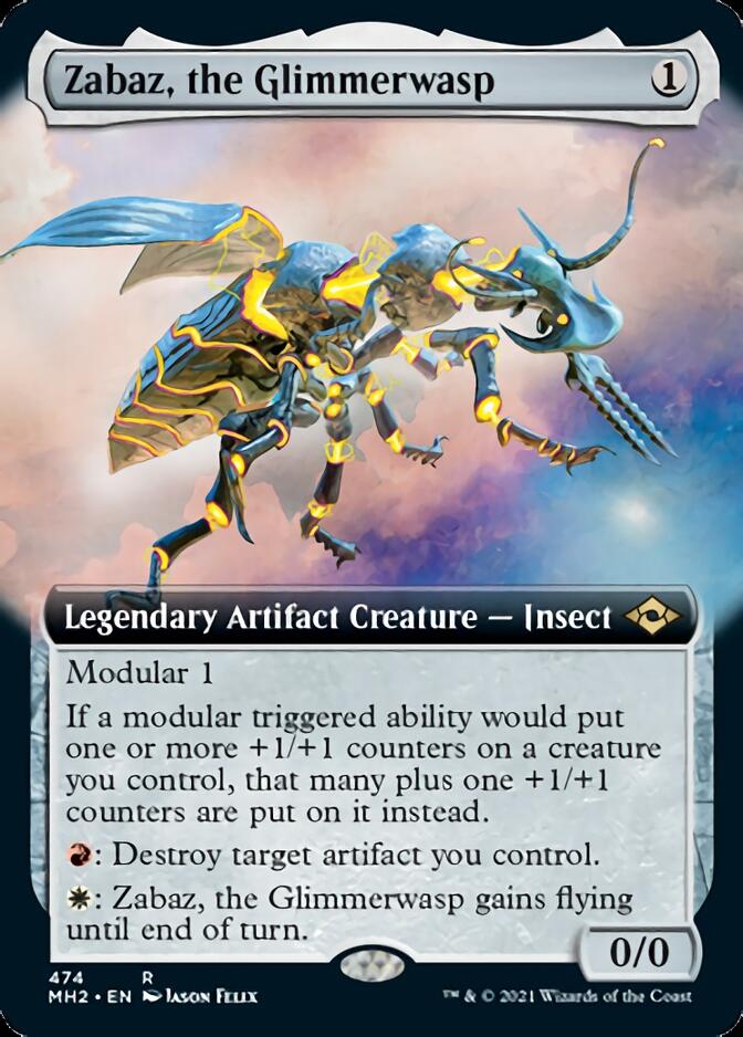 Zabaz, the Glimmerwasp (Extended) [Modern Horizons 2] | Game Haven TX