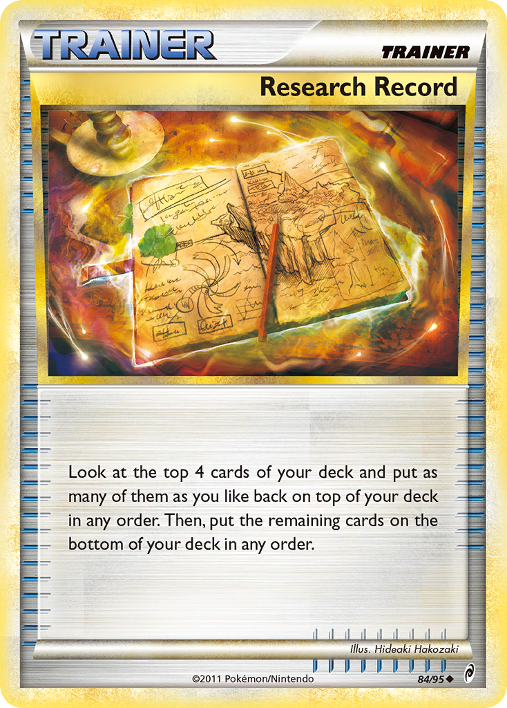 Research Record (84/95) [HeartGold & SoulSilver: Call of Legends] | Game Haven TX