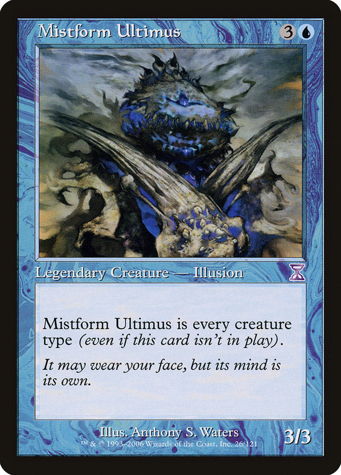 Mistform Ultimus [Time Spiral Timeshifted] | Game Haven TX