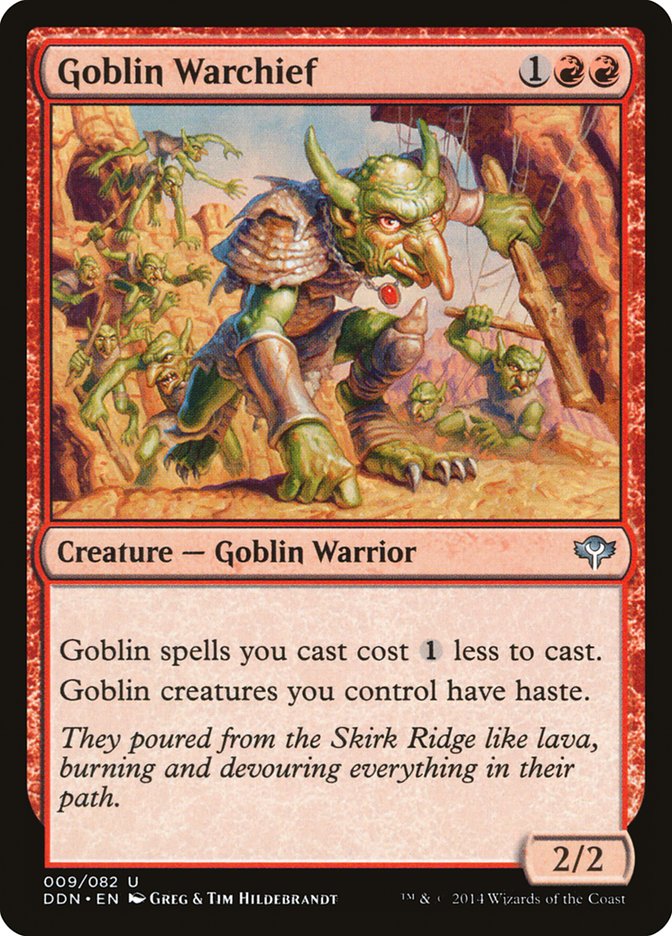 Goblin Warchief [Duel Decks: Speed vs. Cunning] | Game Haven TX