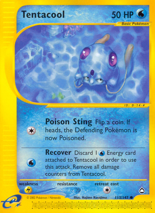 Tentacool (113/147) [Aquapolis] | Game Haven TX