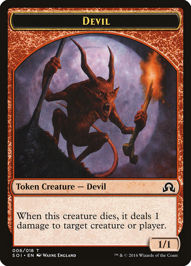 Devil [Shadows over Innistrad Tokens] | Game Haven TX