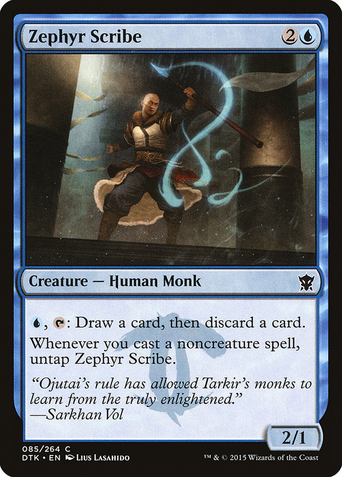 Zephyr Scribe [Dragons of Tarkir] | Game Haven TX