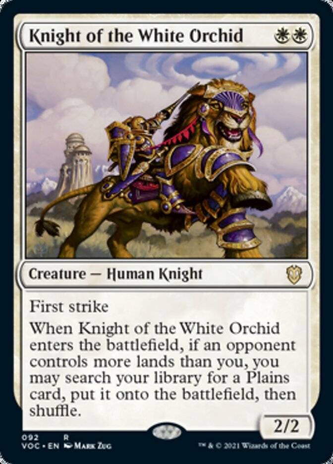 Knight of the White Orchid [Innistrad: Crimson Vow Commander] | Game Haven TX