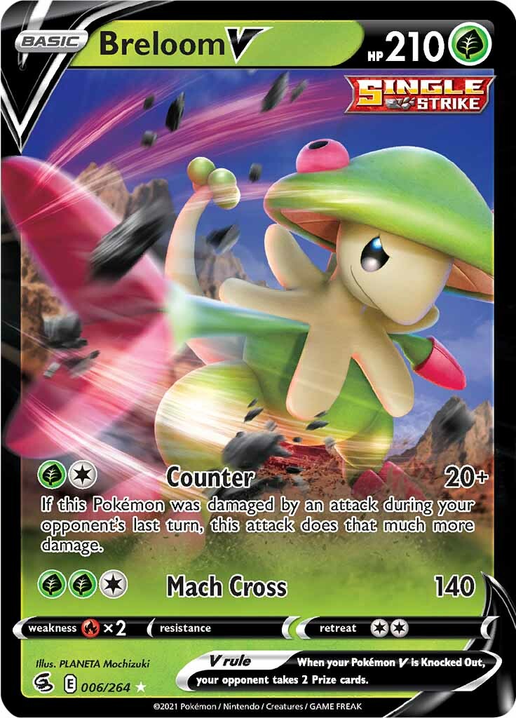 Breloom V (006/264) [Sword & Shield: Fusion Strike] | Game Haven TX