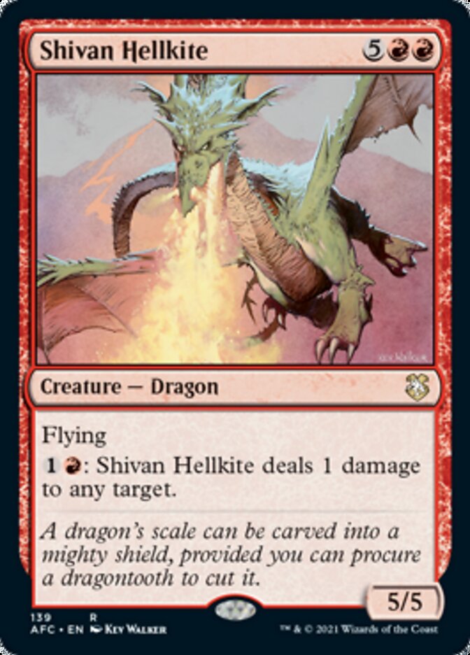 Shivan Hellkite [Dungeons & Dragons: Adventures in the Forgotten Realms Commander] | Game Haven TX