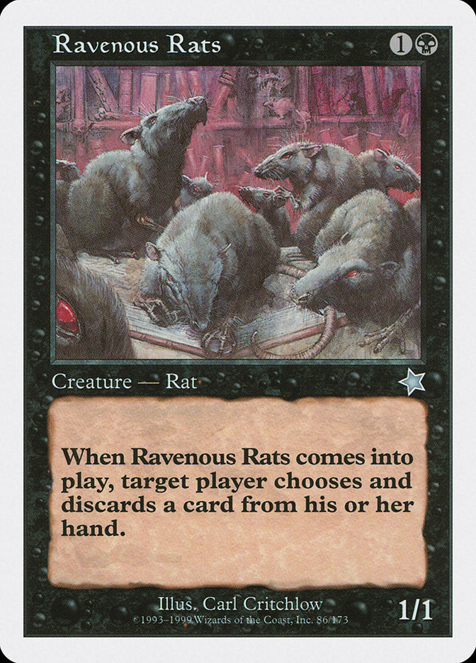 Ravenous Rats [Starter 1999] | Game Haven TX