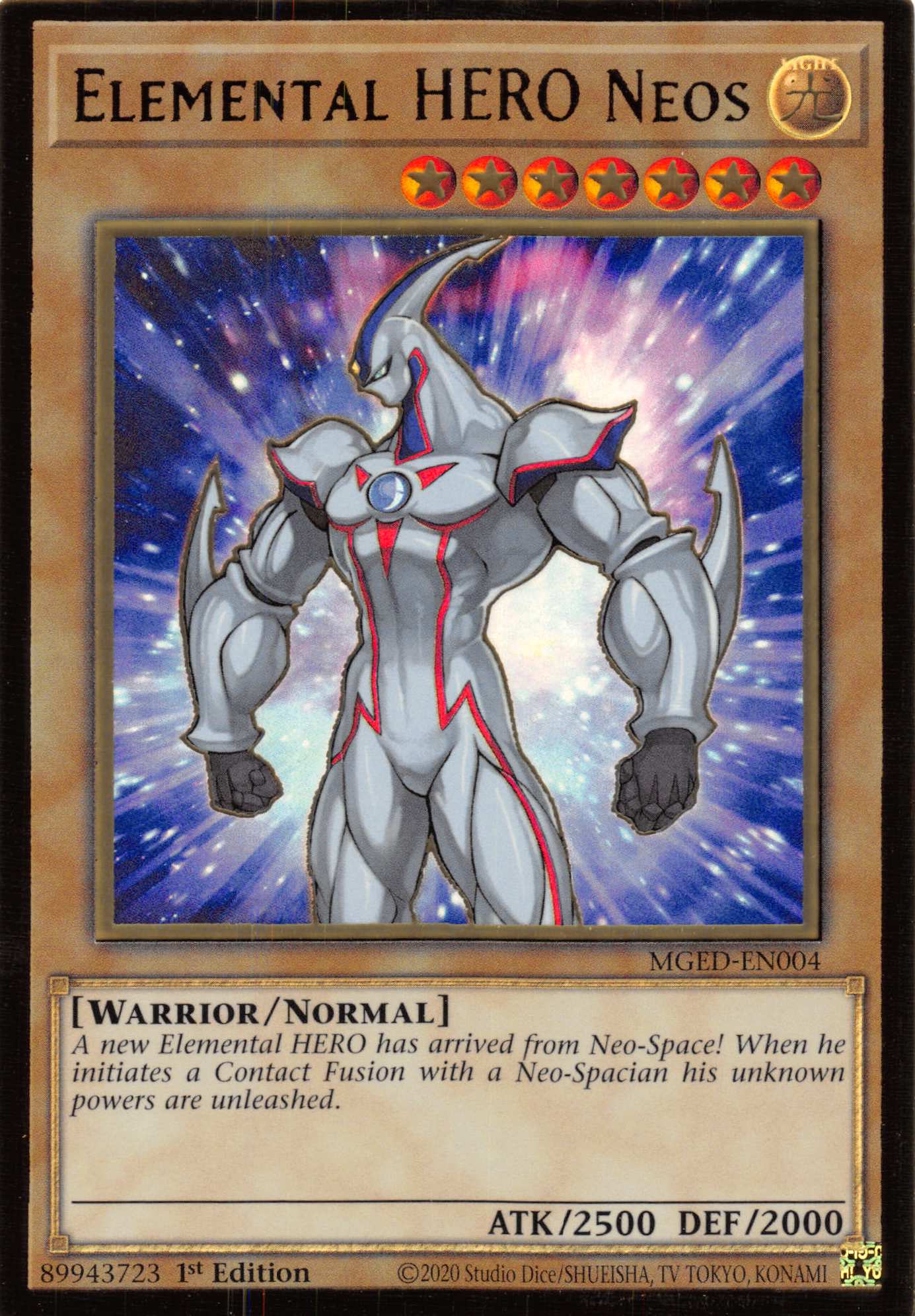 Elemental HERO Neos [MGED-EN004] Gold Rare | Game Haven TX