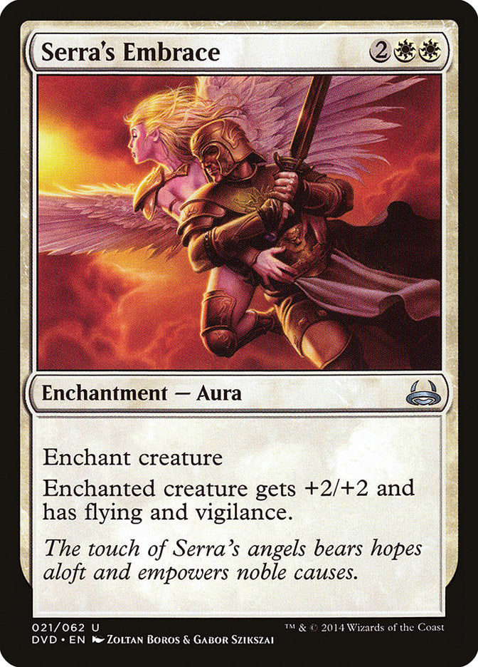 Serra's Embrace [Duel Decks Anthology: Divine vs. Demonic] | Game Haven TX