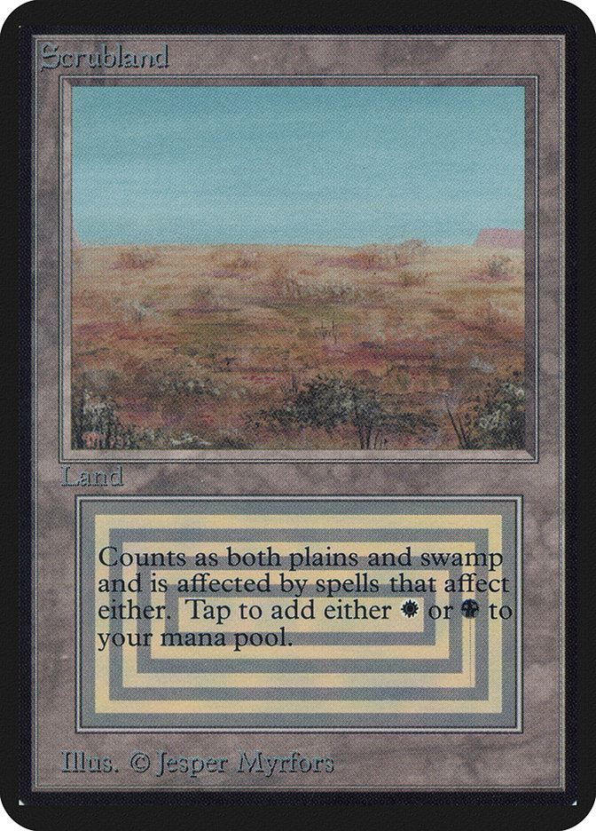 Scrubland [Limited Edition Alpha] | Game Haven TX
