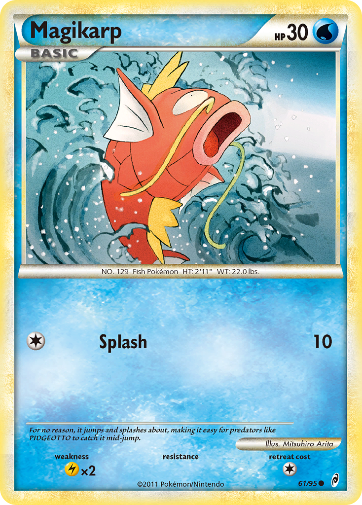 Magikarp (61/95) [HeartGold & SoulSilver: Call of Legends] | Game Haven TX