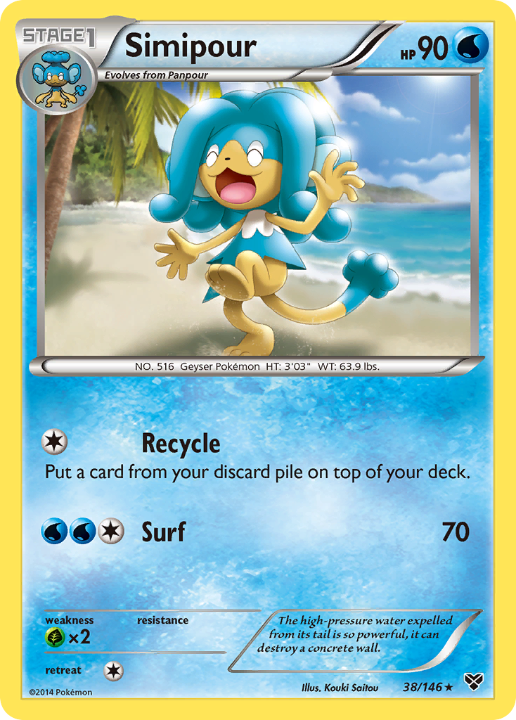 Simipour (38/146) [XY: Base Set] | Game Haven TX