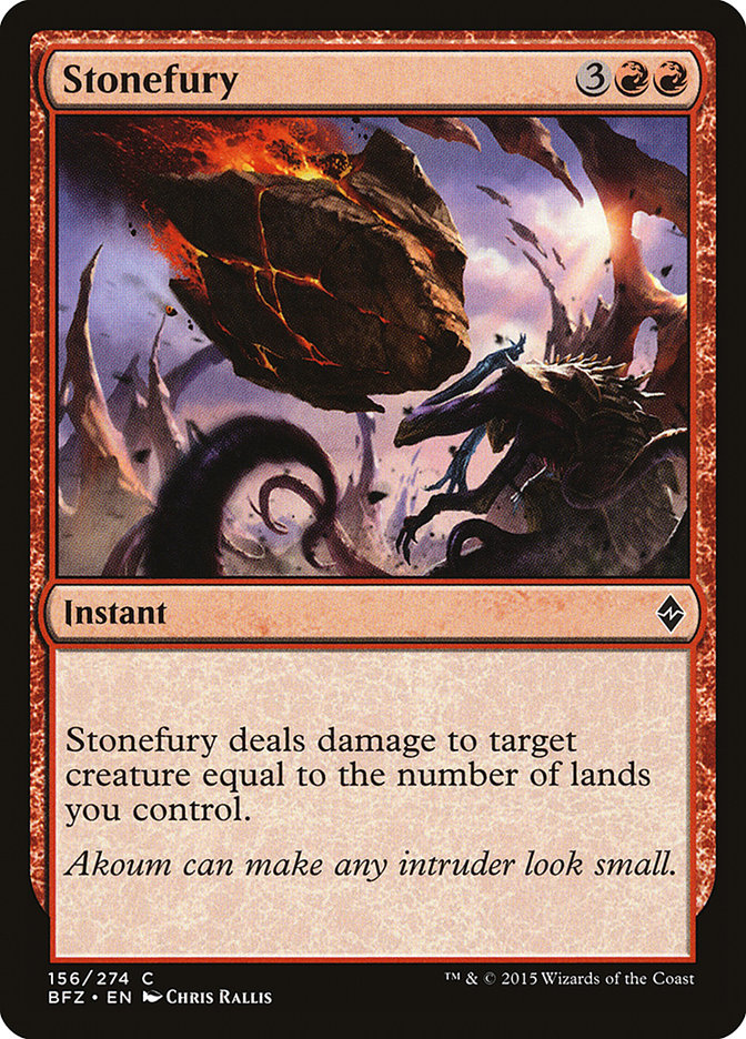 Stonefury [Battle for Zendikar] | Game Haven TX