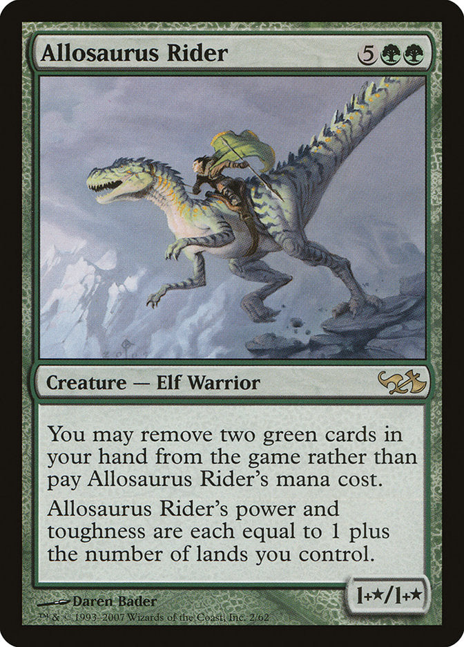 Allosaurus Rider [Duel Decks: Elves vs. Goblins] | Game Haven TX
