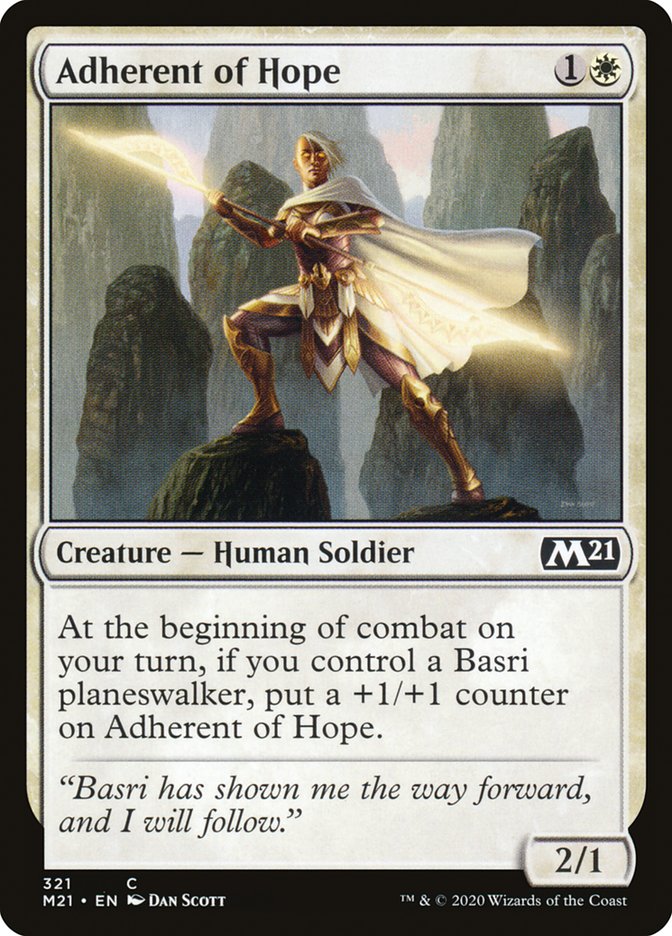 Adherent of Hope [Core Set 2021] | Game Haven TX