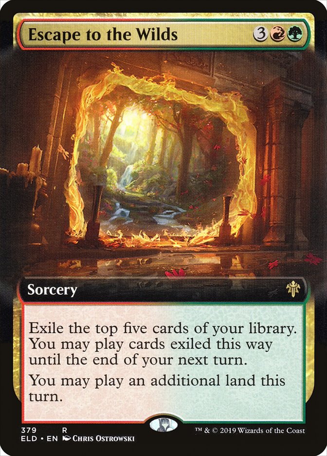Escape to the Wilds (Extended Art) [Throne of Eldraine] | Game Haven TX