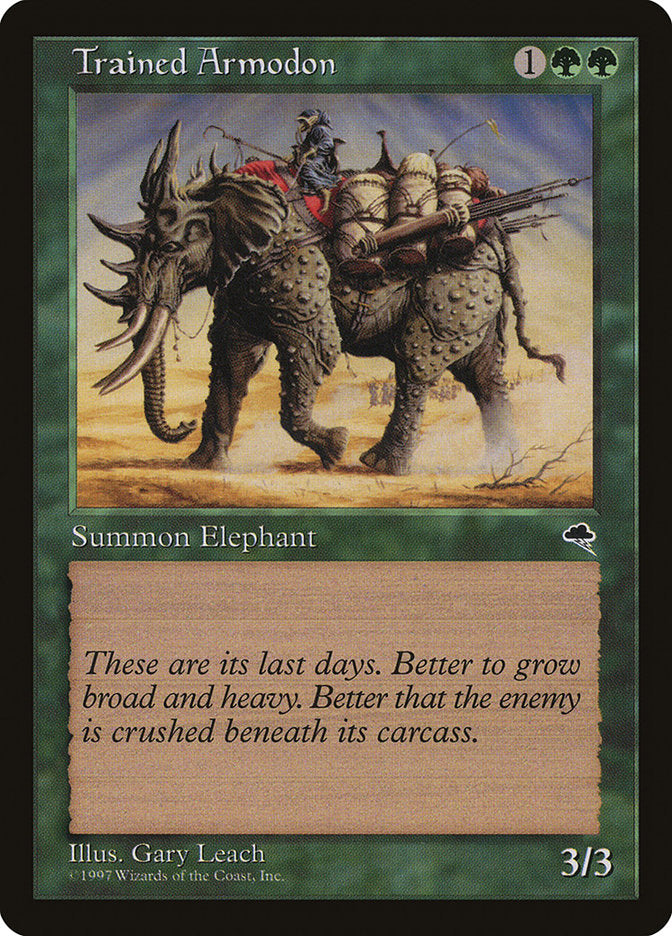 Trained Armodon [Tempest] | Game Haven TX