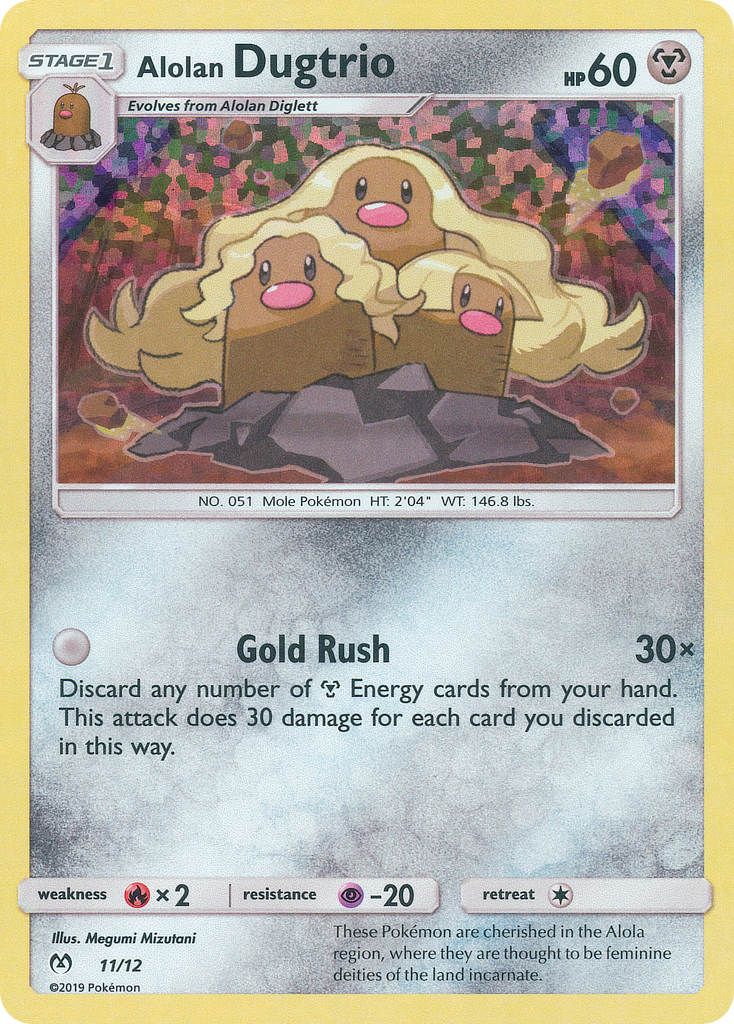 Alolan Dugtrio (11/12) [McDonald's Promos: 2019 Collection] | Game Haven TX