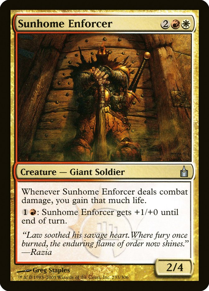 Sunhome Enforcer [Ravnica: City of Guilds] | Game Haven TX