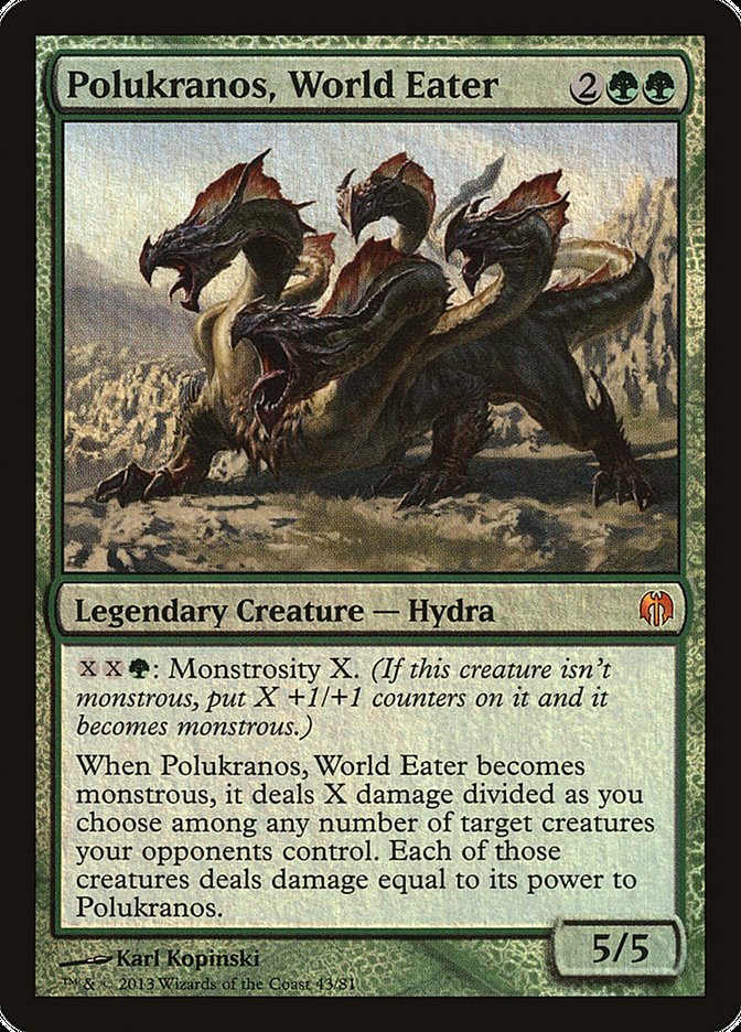 Polukranos, World Eater [Duel Decks: Heroes vs. Monsters] | Game Haven TX