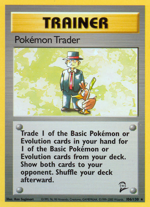 Pokemon Trader (106/130) [Base Set 2] | Game Haven TX