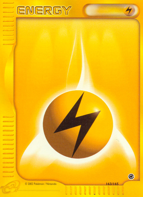 Lightning Energy (163/165) [Expedition: Base Set] | Game Haven TX