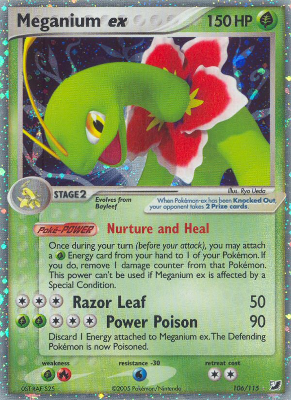 Meganium ex (106/115) [EX: Unseen Forces] | Game Haven TX