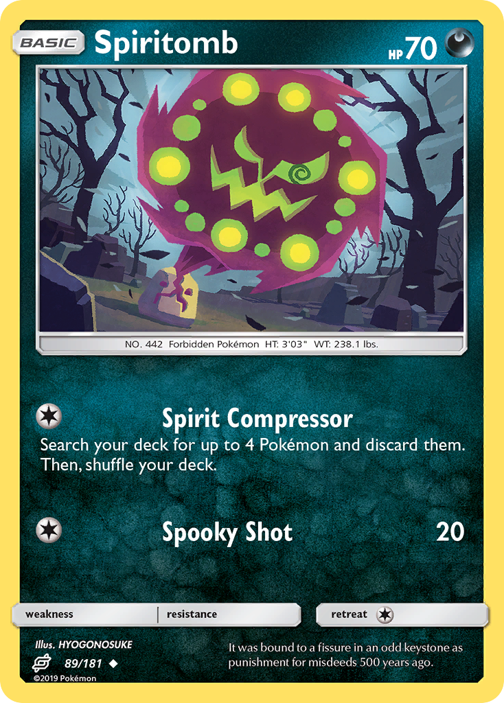 Spiritomb (89/181) [Sun & Moon: Team Up] | Game Haven TX