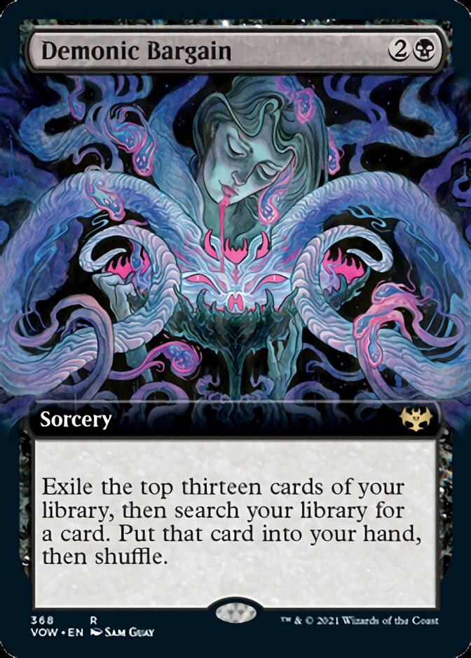 Demonic Bargain (Extended) [Innistrad: Crimson Vow] | Game Haven TX