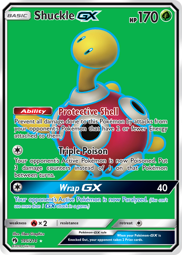 Shuckle GX (195/214) [Sun & Moon: Lost Thunder] | Game Haven TX