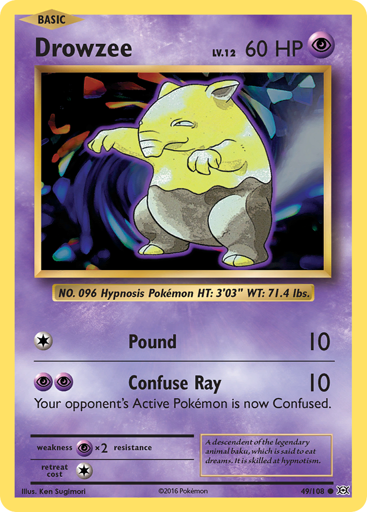 Drowzee (49/108) [XY: Evolutions] | Game Haven TX